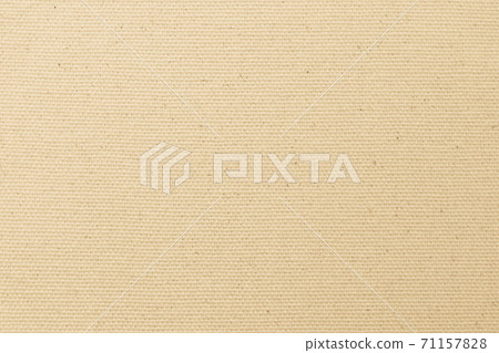Hessian sackcloth woven texture pattern background in light yellow cream brown 71157828