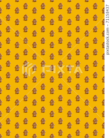 orange abstract background cute seamless pattern 71158437