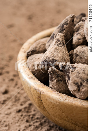 truffles, chocolate, cocoa 71158446