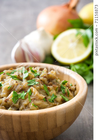 baba, ganoush, tahini 71158873