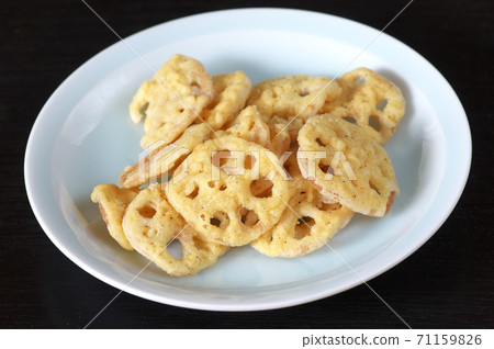 Lotus root fritters Lotus root fritters 71159826