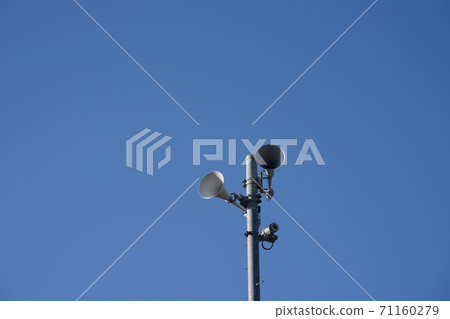 Disaster prevention administration broadcast speaker, emergency broadcast 71160279