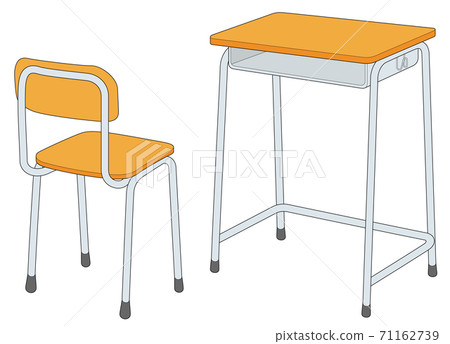 School desk chair - Stock Illustration [71162739] - PIXTA