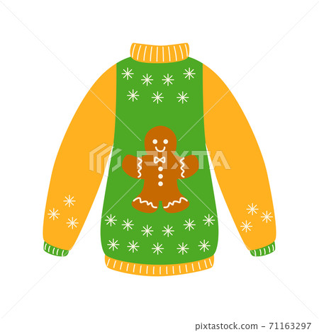 ugly yellow sweater