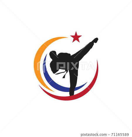 Taekwondo Vector icon design 71165589