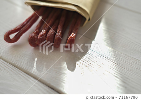 biltong or jerked meat.  71167790