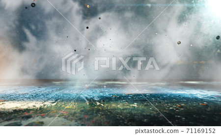 Empty floor background.blank modern architecture 71169152