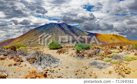 Teide volcano in Canary island.Tenerife national park 71169382