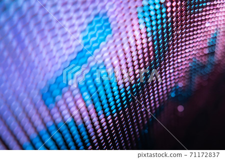 CloseUp LED blurred screen. LED soft focus background. abstract background ideal for design. 71172837