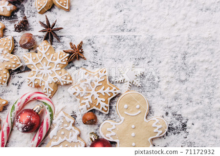 Christmas and New Year composition with copy space Christmas and New Year composition with copy space 71172932
