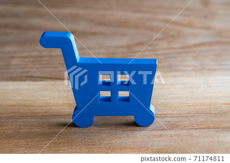 Icon model cart Icon model cart 71174811