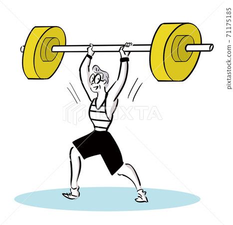 爺爺舉啞鈴 71175185