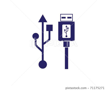 usb icon vector illustration 71175271