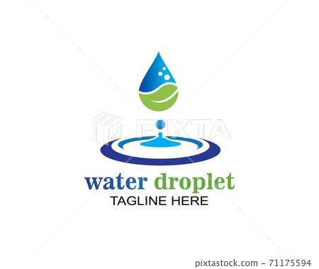water drop Logo Template vector illustration 71175594