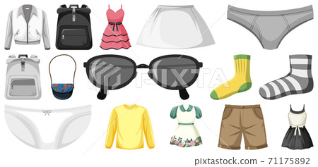 Set of clothes mock up Set of clothes mock up 71175892