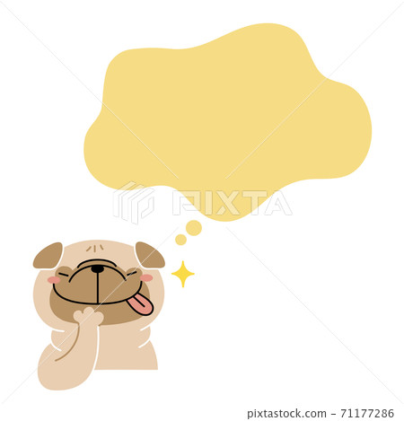 帕格狗在想像一場盛宴中歡欣鼓舞 71177286