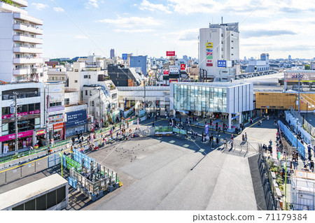 [Tokyo] Shimokitazawa cityscape seen from a bird's-eye view 71179384