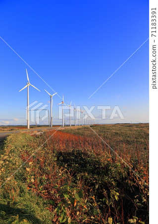 佐別津荒野的風力發電 佐別津荒野的風力發電 71183391