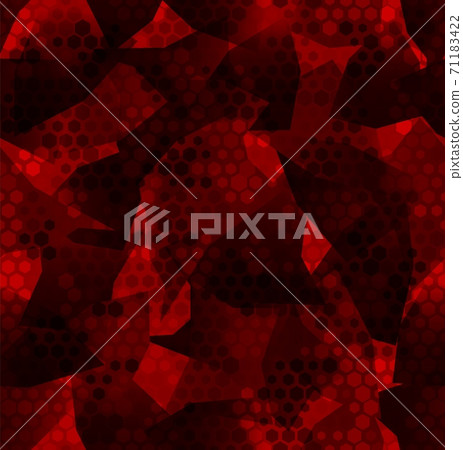 Texture of military futuristic camouflage seamless pattern vector illustration 71183422