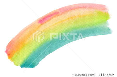 背景材料水彩紋理彩虹漸變 71183706