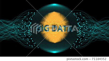 Big data circular visualization 71184352