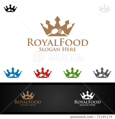 King Food Logo for Restaurant or Cafe 71185174