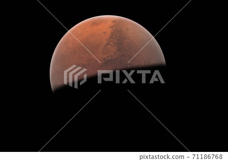 Mars planet in outer space showing the beauty of space exploration concept series Mars planet in outer space showing the beauty of space exploration concept series 71186768