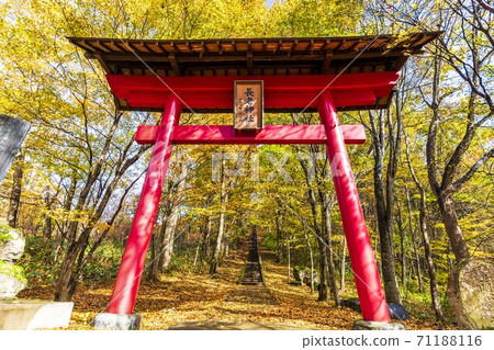 雨後的老神社的風景秋葉縣宮城縣七十勝町 雨後的老神社的風景秋葉縣宮城縣七十勝町 71188116