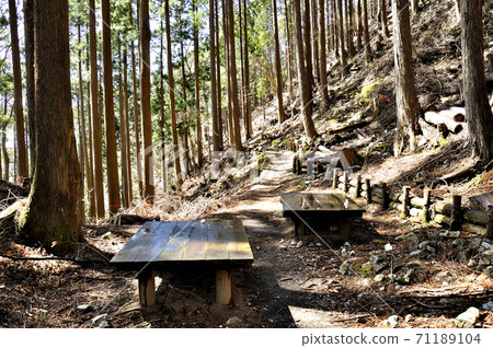 Resting place in Tanzawa Mountains Kamabadaira in winter Resting place in Tanzawa Mountains Kamabadaira in winter 71189104