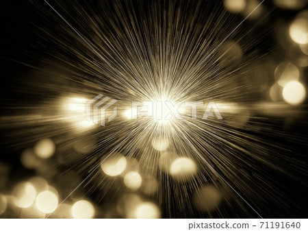Abstract golden rays - Stock Illustration [71191640] - PIXTA