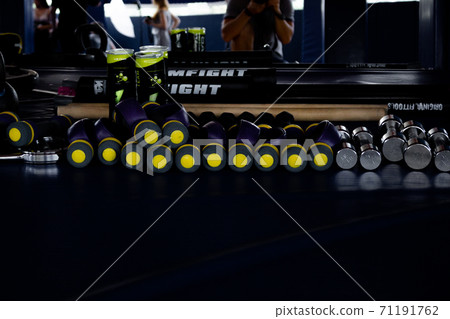 Khabarovsk, Russia - Jul 29, 2017: Boxing training hall 71191762