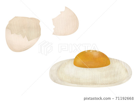 Illustration of raw egg and egg shell egg egg egg Illustration of raw egg and egg shell egg egg egg 71192668