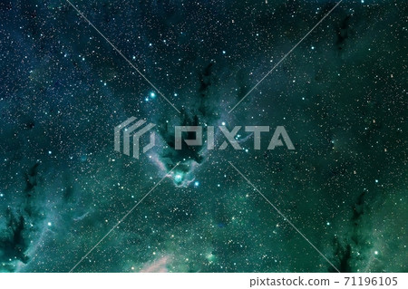 Beautiful green galaxy Elements of this image furnished by NASA 71196105