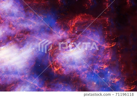 Beautiful blue galaxy in deep space. Elements of this image furnished by NASA Beautiful blue galaxy in deep space. Elements of this image furnished by NASA 71196118