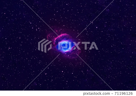 Beautiful blue galaxy in deep space. Elements of this image furnished by NASA Beautiful blue galaxy in deep space. Elements of this image furnished by NASA 71196126