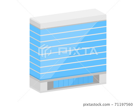 3D icon illustration of office building 3D icon illustration of office building 71197560