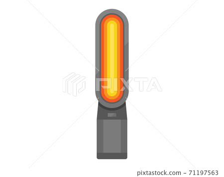 Illustration of slim fan heater Illustration of slim fan heater 71197563