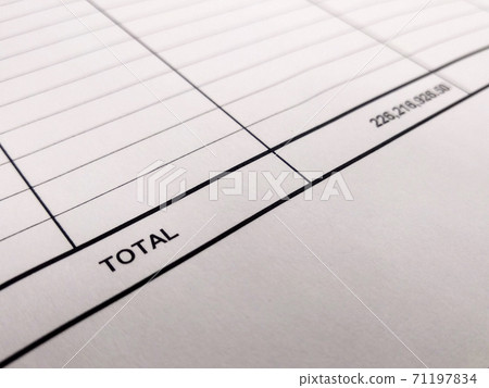 Selected focused on financial account report sheet with the figure is in Malaysian currency. Presented in tabular form to facilitate calculation and management. Selected focused on financial account report sheet with the figure is in Malaysian currency. Presented in tabular form to facilitate calculation and management. 71197834