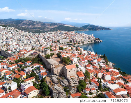 Panoramic view of Kavala, Greece Panoramic view of Kavala, Greece 71198073
