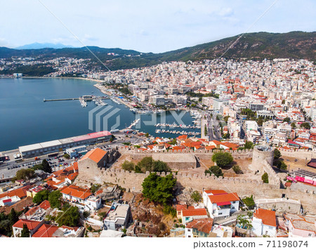 Panoramic view of Kavala, Greece Panoramic view of Kavala, Greece 71198074