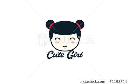 Girl Smiling Girl Human Logos from GraphicRiver