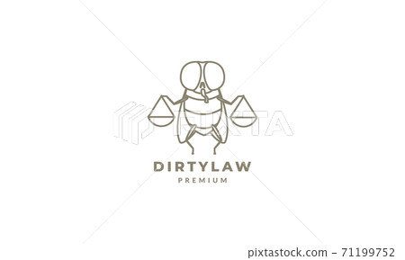 dirty law logo vector icon illustration design dirty law logo vector icon illustration design 71199752