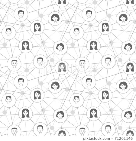 Social network communication background. Seamless pattern Social network communication background. Seamless pattern 71201146