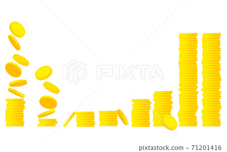 堆疊硬幣和下降硬幣的材料組 堆疊硬幣和下降硬幣的材料組 71201416
