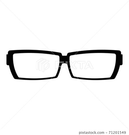 Astigmatic glasses icon, simple style. Astigmatic glasses icon, simple style. 71201549