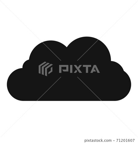 Flying cloud icon, simple style. - Stock Illustration [71201607] - PIXTA