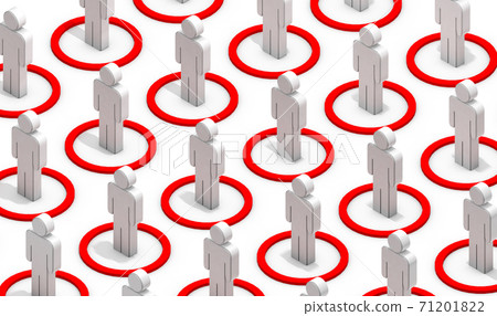 Social distancing concept. Social distancing concept. 71201822