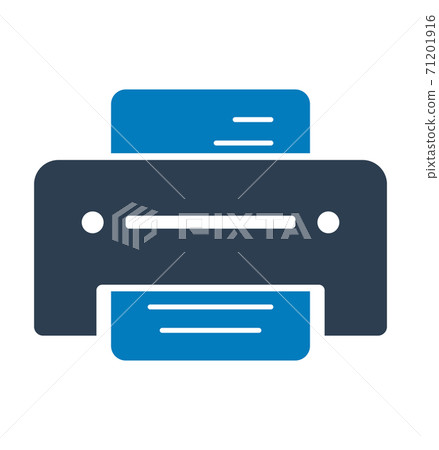 Printer Icon. Flat style vector. 71201916