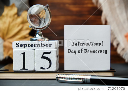 International Day of Democracy day of autumn month calendar september 71203070