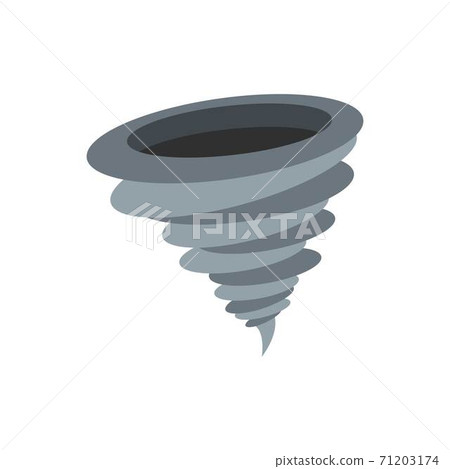 Hurricane icon, flat style Hurricane icon, flat style 71203174